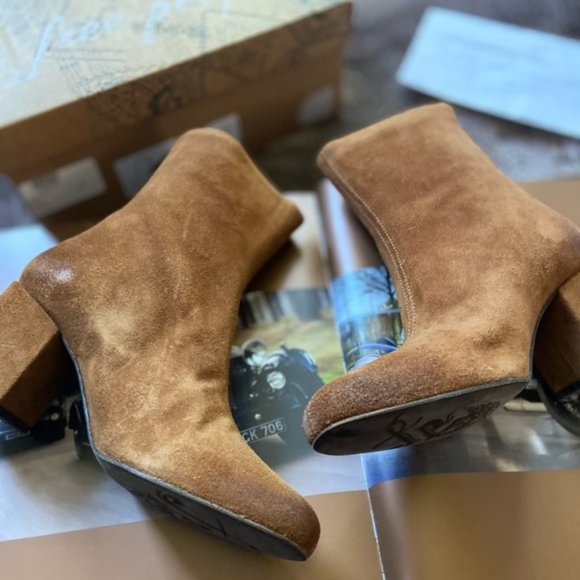 Free People Cecile Block Heel Bootie - Picture 3 of 13